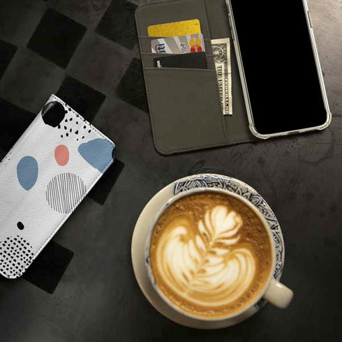 Patterned Dots iPhone 15 Pro Folio Case